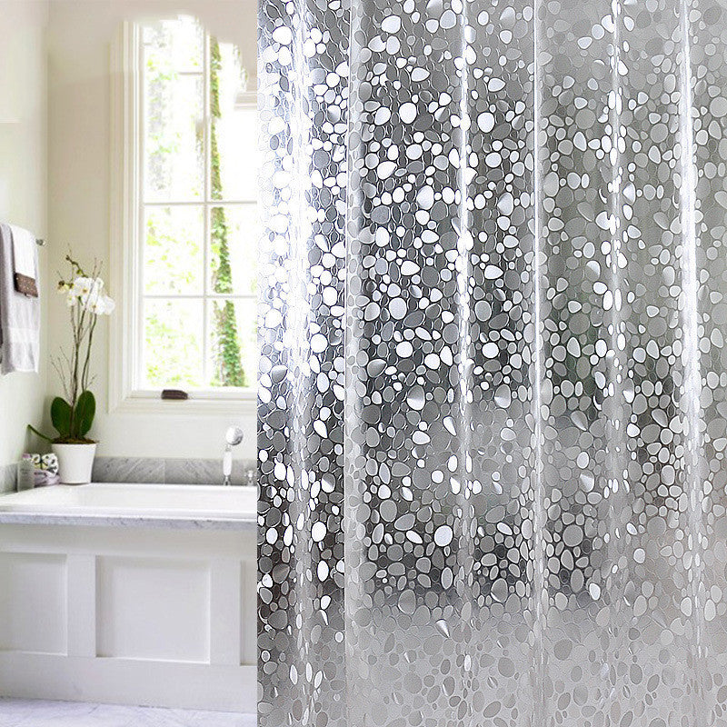 Bathroom Waterproof And Mildew-proof Thickened Shower Curtain 3D Shower Curtain