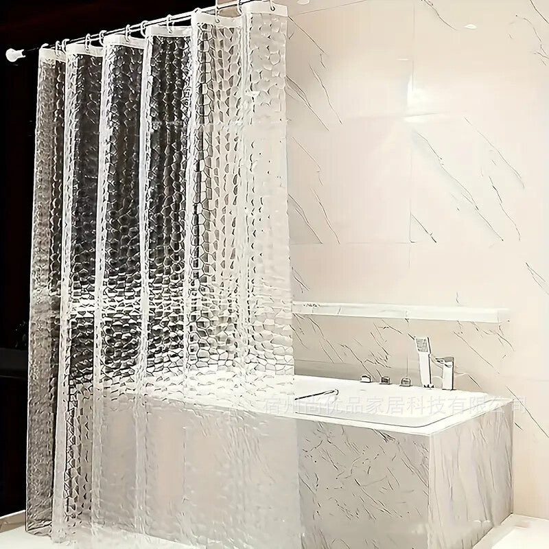 Bathroom Waterproof And Mildew-proof Thickened Shower Curtain 3D Shower Curtain