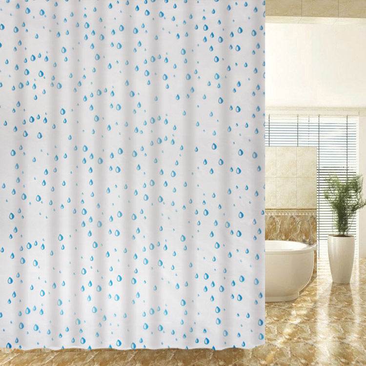Bathroom Partition Waterproof Printing Shower Curtain