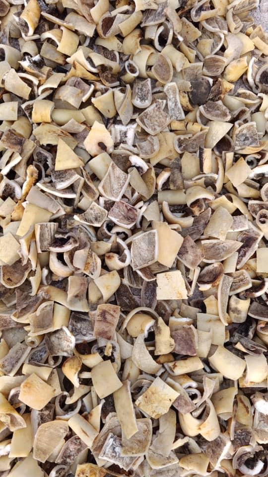 Original White Dried Ponmo (Cow Skin) small cut | 30 Pieces - 500g