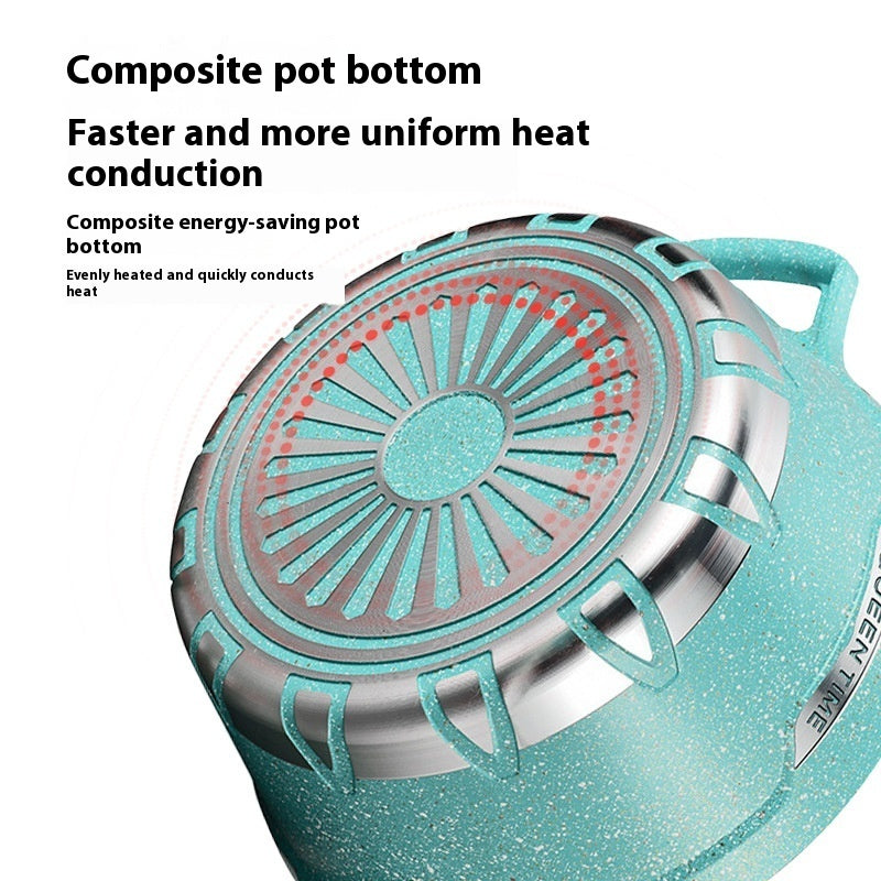 Cooking Pot Set Die-cast Soup Household Wok An Aluminum Non-stick Pan